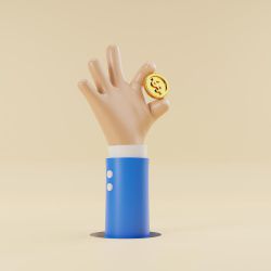 businessman-hand-rise-up-holding-golden-dollar-coin-currency-exchange-money-transfer-payment-concept-by-3d-render-illustration